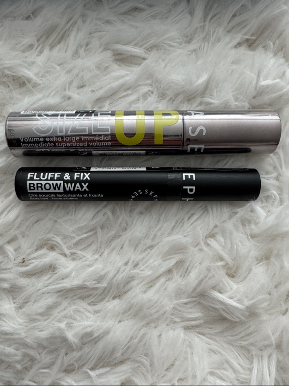 Sephora Size Up Mascara & Fluff & Fix Brow Wax